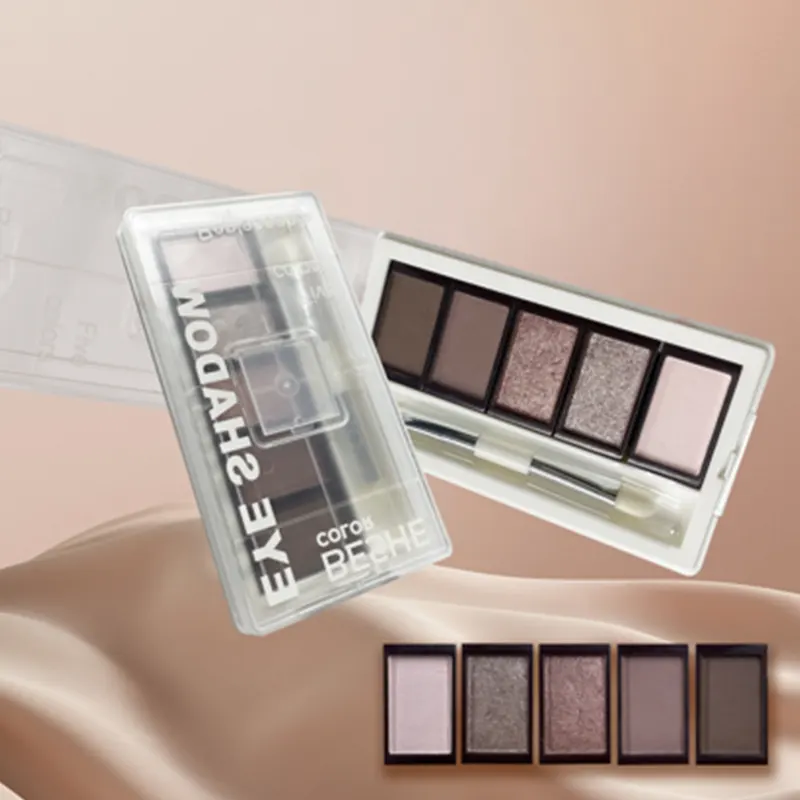 Paleta de sombra de 5 cores